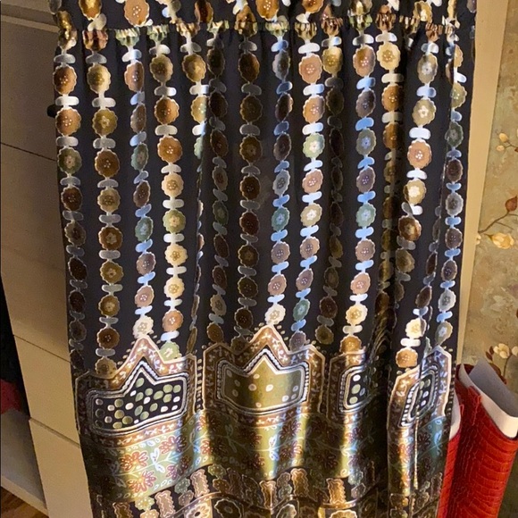 Fall colors dress with tie - Picture 7 of 7